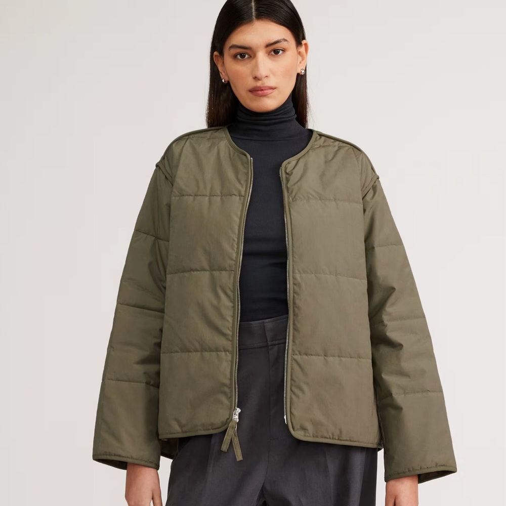 Everlane Quilted Cotton Liner XS NWT